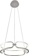 Lampadario a Soffitto Modello Ginevra Di Novecento Luce Led in Alluminio Nikel Satinato 51w 4000 K Diametro 45 X Altezza 120 Cm Casa e cucina/Illuminazione per interni/Lampadari lampade a sospensione e plafoniere/Lampadari Ideart - Valdilana, Commerciovirtuoso.it
