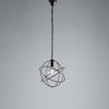 Lampadario-a-Sospensione-1-Luce-Sfera-Ferro-Nero-e-Oro-Serie-Williams