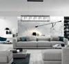 Lampadario-A-Sospensione-5-X-Sfera-In-Vetro-Bianco-Moderno-Metallo-Nero-B89-Universo