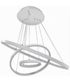 Lampadario A Sospensione 51 W Led Forma Pianeta Bianco 3 Colorazione Luce A64-3c