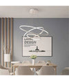 Lampadario A Sospensione 51 W Led Forma Pianeta Bianco 3 Colorazione Luce A64-3c