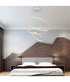 Lampadario A Sospensione 51 W Led Forma Pianeta Bianco 3 Colorazione Luce A64-3c