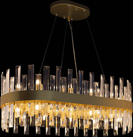 Lampadario-A-Sospensione-Contemp-Zenna-Metallo-Cristallo-Oro-Satinato-20-Led-G9