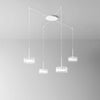 Lampadario-A-Sospensione-Contemporaneo-Aere-Alluminio-Bianco-4-Led-Integrato-14W