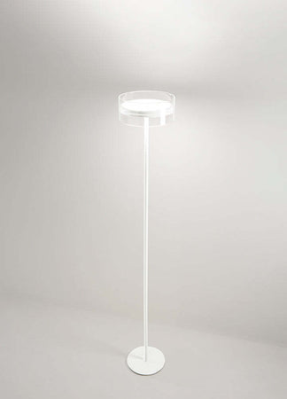 Lampadario-A-Sospensione-Contemporaneo-Aere-Alluminio-Bianco-5-Led-Integrato-14W
