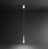 Lampadario-A-Sospensione-Contemporaneo-Cone-Alluminio-Bianco-7-Led-Integrato-7W