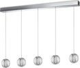 Lampadario-A-Sospensione-Contemporaneo-Diamond-Metallo-Cromo-Led-27W-3000K-Ip20