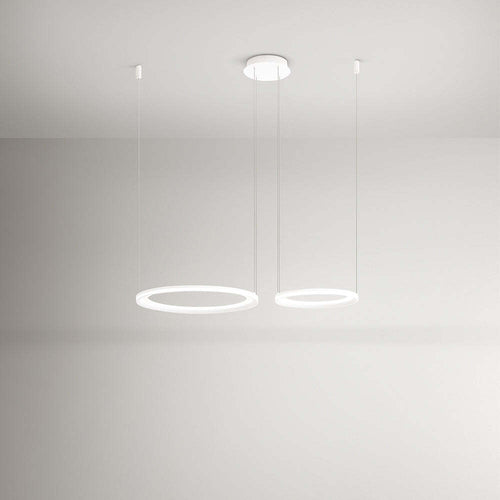 Lampadario-A-Sospensione-Contemporaneo-Edge-Alluminio-Bianco-Led-Integrato-99W