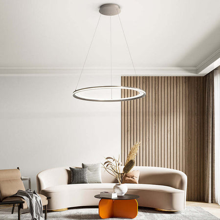 Lampadario-A-Sospensione-Contemporaneo-Edge-Alluminio-Grigio-Led-Integrato-86W