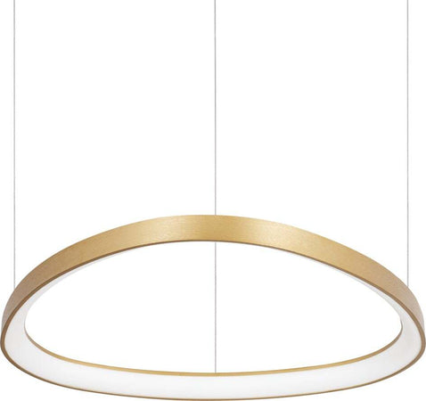 Lampadario-A-Sospensione-Contemporaneo-Gemini-Metallo-Ottone-Led-48W-3000K-Ip20