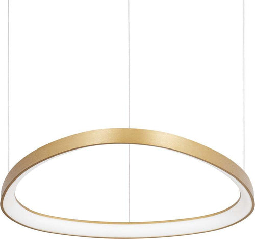 Lampadario-A-Sospensione-Contemporaneo-Gemini-Metallo-Ottone-Led-48W-3000K-Ip20