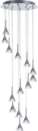 Lampadario-A-Sospensione-Contemporaneo-Gioiello-Metallo-Cromo-E-Vetro-Led-43,2W