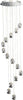 Lampadario-A-Sospensione-Contemporaneo-Golden-Egg-Cromo-Vetro-Pulegoso-Led-67,2W