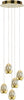 Lampadario-A-Sospensione-Contemporaneo-Golden-Egg-Oro-E-Vetro-Pulegoso-Led-24W