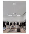 Lampadario A Sospensione Da Soffitto 3 Anelli Tre Tonalità Di Colore 40w B63-b3c