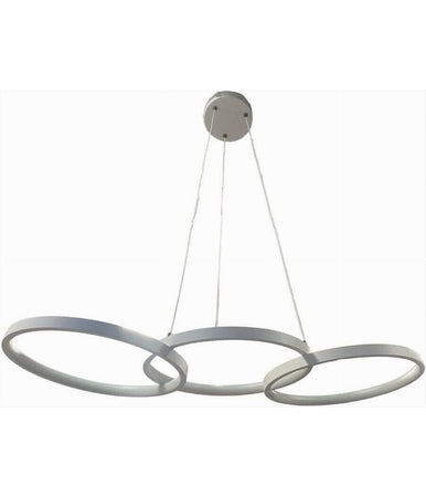 Lampadario A Sospensione Da Soffitto 3 Anelli Tre Tonalità Di Colore 40w B63-b3c