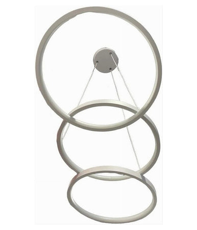 Lampadario A Sospensione Da Soffitto 3 Anelli Tre Tonalità Di Colore 40w B63-b3c