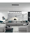 Lampadario A Sospensione Da Soffitto Contemporaneo Nero Con 5 Sfere Vetro G9 B89