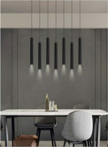 Lampadario-A-Sospensione-Design-Moderno-Cilindro-Soffitto-Attacco-Gu10-Ip20-A61