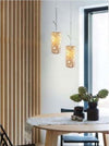 Lampadario-A-Sospensione-E27-Paralume-Cilindro-In-Ceramica-Traforata-Bianco-Lp21
