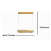 Lampadario A Sospensione Led 24w Rettangolare Oro Cristallo Con Telecomando 32057