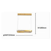 Lampadario A Sospensione Led 28w Rettangolare Oro Cristallo Con Telecomando 32088