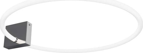 Lampadario-A-Sospensione-Moderno-Anillo-Metallo-Cromo-1-Luce-Led-25W