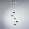 Lampadario-A-Sospensione-Moderno-Atomo-Metallo-5-Sfere-Cromo-Cristallo-Led-24W