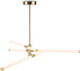 Lampadario-A-Sospensione-Moderno-Axis-Alluminio-Oro-Acrilico-3-Luci-Led-40W