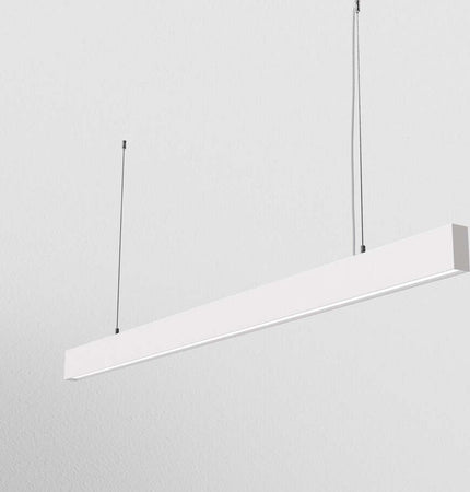 Lampadario-A-Sospensione-Moderno-Basis-Alluminio-Bianco-Luce-Led-Integrato-40W