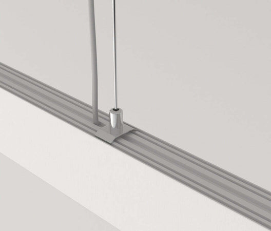 Lampadario-A-Sospensione-Moderno-Basis-Alluminio-Bianco-Luce-Led-Integrato-40W