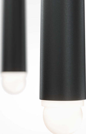 Lampadario-A-Sospensione-Moderno-Cascade-Alluminio-Nero-3-Luci-Led-18W