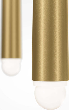 Lampadario-A-Sospensione-Moderno-Cascade-Alluminio-Ottone-3-Luci-Led-18W