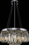 Lampadario-A-Sospensione-Moderno-Colline-Acciaio-Cromo-4-Luci-G9-40W