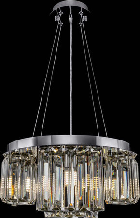 Lampadario-A-Sospensione-Moderno-Colline-Acciaio-Cromo-4-Luci-G9-40W