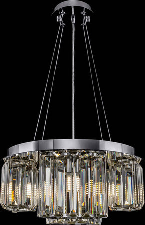 Lampadario-A-Sospensione-Moderno-Colline-Acciaio-Cromo-4-Luci-G9-40W