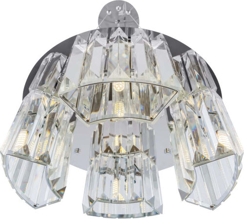 Lampadario-A-Sospensione-Moderno-Colline-Acciaio-Cromo-4-Luci-G9-40W