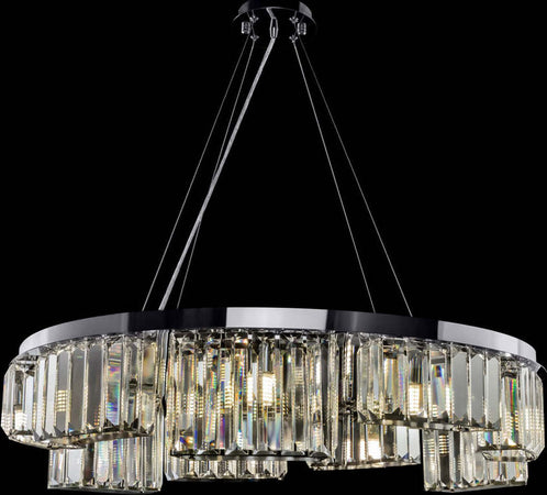 Lampadario-A-Sospensione-Moderno-Colline-Acciaio-Cromo-9-Luci-G9-40W