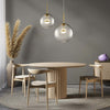 Lampadario-A-Sospensione-Moderno-Cometa-Metallo-Oro-Vetro-1-Luce-Led-12W