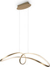Lampadario-A-Sospensione-Moderno-Curve-Alluminio-Oro-1-Luce-Led-42W