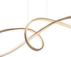 Lampadario-A-Sospensione-Moderno-Curve-Alluminio-Oro-1-Luce-Led-42W