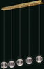 Lampadario-A-Sospensione-Moderno-Diamante-Acrilico-Oro-5-Sfere-Led-21W
