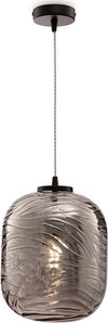 Lampadario-A-Sospensione-Moderno-Dunas-Metallo-Nero-Vetro-1-Luce-E27-60W