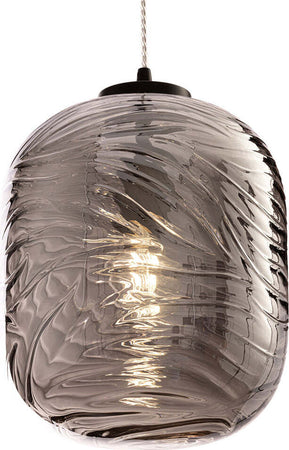 Lampadario-A-Sospensione-Moderno-Dunas-Metallo-Nero-Vetro-1-Luce-E27-60W