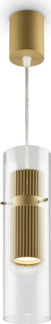 Lampadario-A-Sospensione-Moderno-Dynamics-Alluminio-Oro-Vetro-1-Luce-Gu10-50W