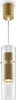 Lampadario-A-Sospensione-Moderno-Dynamics-Alluminio-Oro-Vetro-1-Luce-Gu10-50W