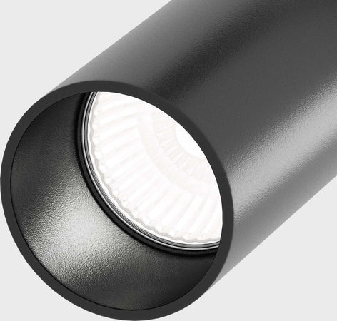 Lampadario-A-Sospensione-Moderno-Elti-Alluminio-Nero-1-Luce-Gu10-50W-Ip20