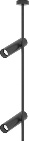 Lampadario-A-Sospensione-Moderno-Elti-Alluminio-Nero-2-Luci-Gu10-50W