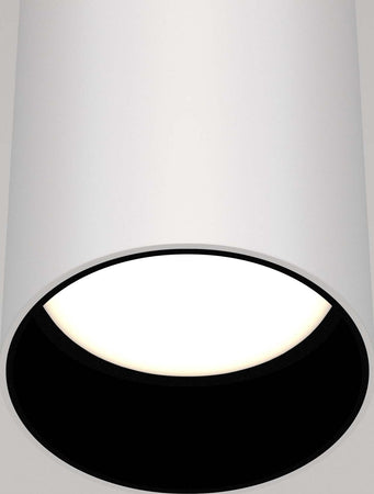 Lampadario-A-Sospensione-Moderno-Focus-Alluminio-Bianco-1-Luce-Gu10-10W