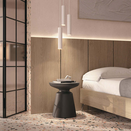 Lampadario-A-Sospensione-Moderno-Focus-Alluminio-Bianco-1-Luce-Gu10-10W